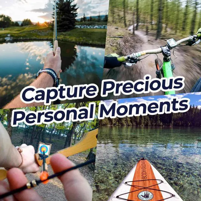 Alt view image 5 of 7 - 4K Mini Action Camera, Included 64GB, Wearable Camera with 360°Rotatable Clip & Magnetic Clip, 120 Minutes for Recording, for Lecture, Traveling, Pet Walking and Outdoors Activities JS-10B