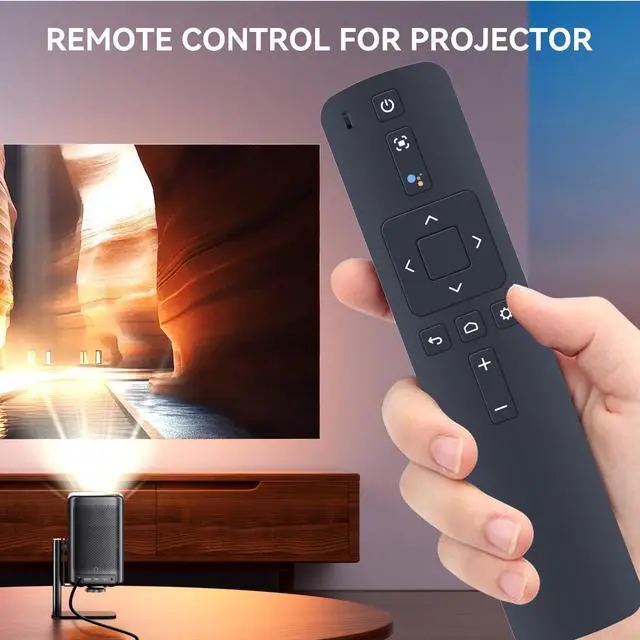 Alt view image 2 of 6 - R-C-AI1-D0413 Voice Replacement Remote Control for Nebula Capsule 3 Laser Projector D2426, for Nebula Mars 3 Projector D2333