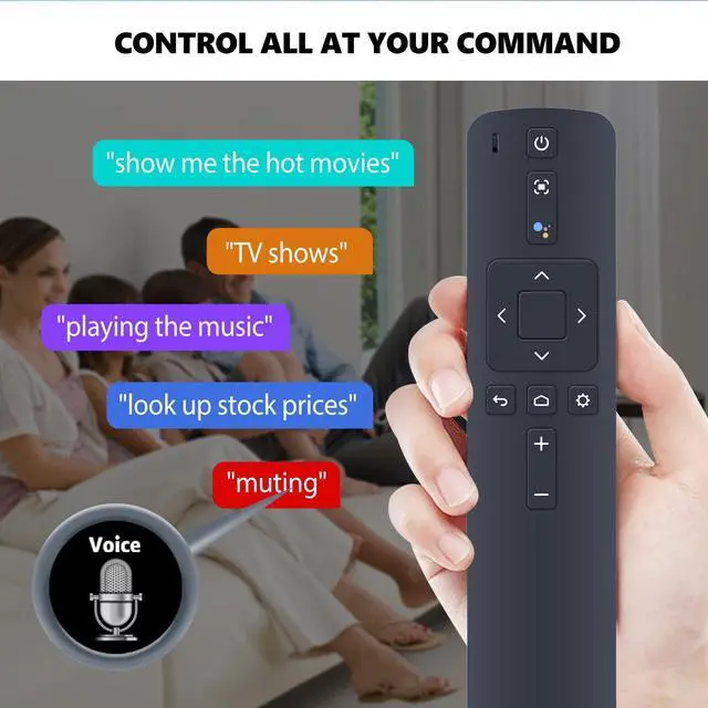 Alt view image 3 of 6 - R-C-AI1-D0413 Voice Replacement Remote Control for Nebula Capsule 3 Laser Projector D2426, for Nebula Mars 3 Projector D2333