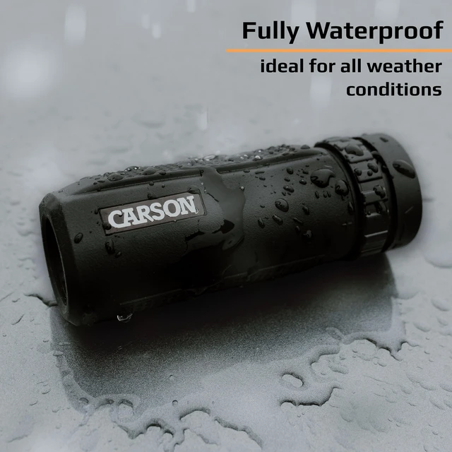 Alt view image 4 of 7 - BlackWave 10x25mm Waterproof Monocular, Black (WM-025)