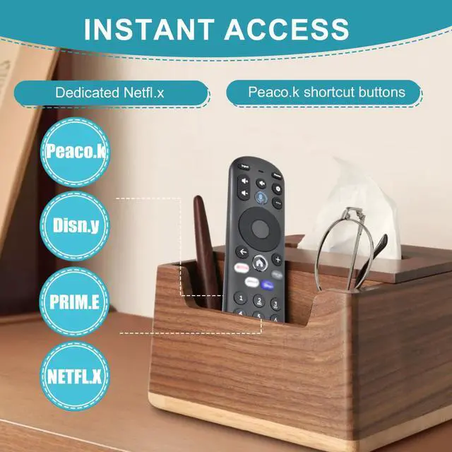 Alt view image 5 of 7 - Voice Remote Replacement for Xumo TV Stream Box, Element 4K UHD HDR Xumo TV | for E500AC43C E500AC50C E500AC55C E500AC65C E500AE98C E300AE24C E550AE55C E550AE75C E550AE86C