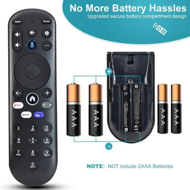 Alt view image 7 of 7 - Voice Remote Replacement for Xumo TV Stream Box, Element 4K UHD HDR Xumo TV | for E500AC43C E500AC50C E500AC55C E500AC65C E500AE98C E300AE24C E550AE55C E550AE75C E550AE86C