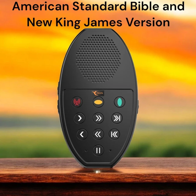 Alt view image 5 of 6 - AGIA Solar Audio Bible American Standard & King James Version, Rechargeable, Supports English, or Arabic, or Spanish, or French (Arabic)
