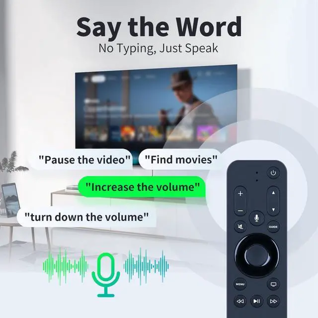 Alt view image 3 of 7 - URC1110 Replacement Remote for Apple TV 4K A1842 | Compatible with MagentaTV Remote, Supports Siri Voice, Backlit Button