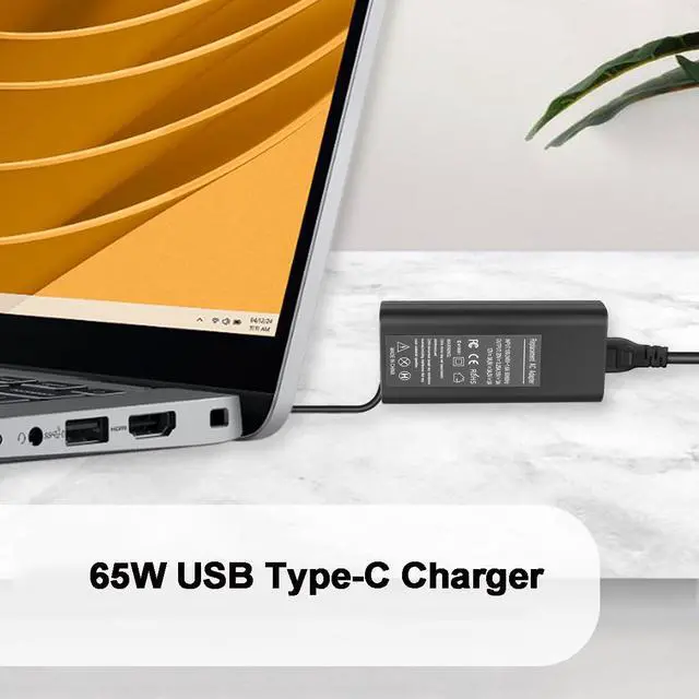 Alt view image 5 of 6 - 65W 60W USB C Charger Power Cord Compatible with Dell Pro 14 16 13 Plus PB13250 PB16250 PB14250 2 in1 Premium PA13250 PA14250 Rugged 14 13 RB14250 RA13250 P192G P191G P200G P199G