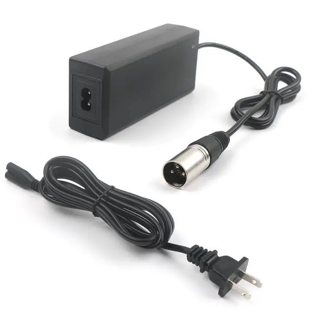 Alt view image 6 of 7 - 29.4V2A 3 pin XLR Charger Replacement for Lithium Battery Charging and Vacuum Cleaner Charging,Battery 12Ah Power Charger