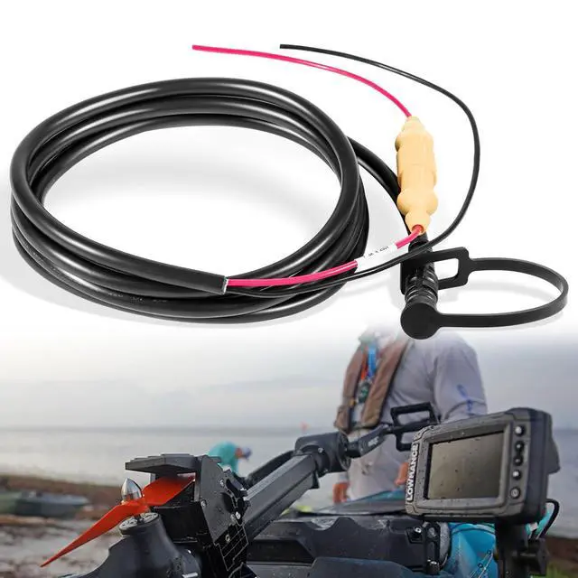 Alt view image 6 of 7 - 010-11678-10 Power Cable for Garmin Echo Fish Finder 100 101 150 151 151dv 200 201 201dv 300c 301c 301dv 500c 501c 550c 551c 551d, 6ft, 4-pin