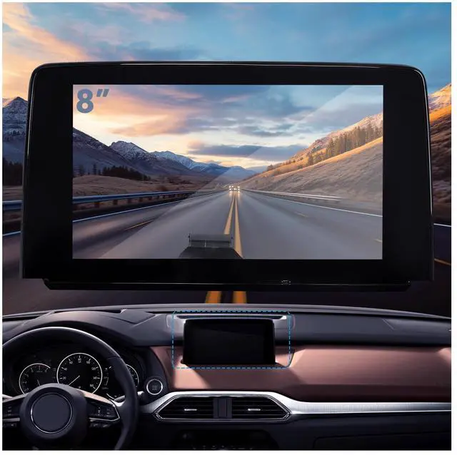 Main image of NEW 8" Touch Screen Glass Digitizer Navigation Radio Compatible with Mazda CX-9 2016-2019 Replaces# TK48-611J0,TK49-611JA,TK49-61-1J0a,TK49-611J0-B