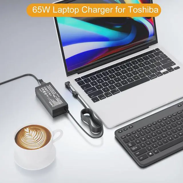 Alt view image 5 of 7 - 65W 19V 3.42 Charger Compatible with Toshiba Satellite Series C55 C50 C55D C655 C655D C675 C850 C855 C855D L745 L505 L55 L655 L755 L775 L855 S55 P50 P50T P755 Notebook Power Supply Cord