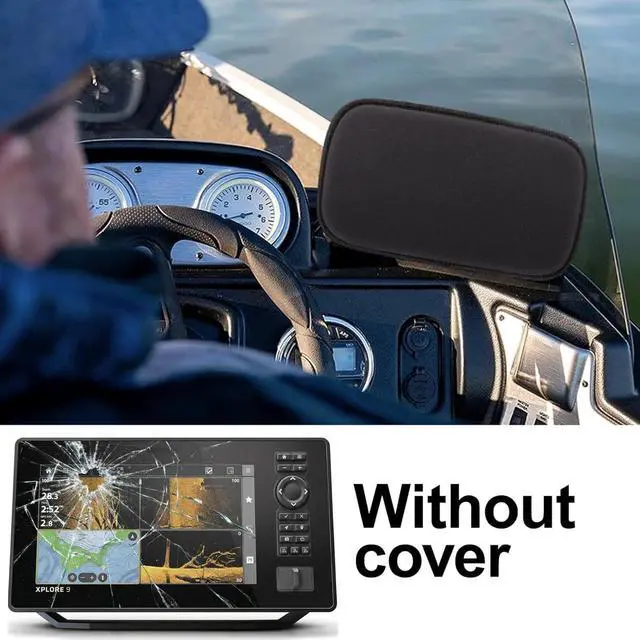 Alt view image 3 of 6 - Helix 9 Cover, Compatible with Humminbird Helix 9&Lowrance Eagle Eye 9, Waterproof Fish Finder Cover