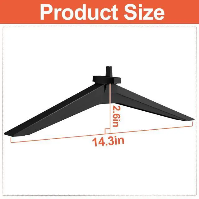 Alt view image 5 of 7 - TV Base Stand for LG TV Legs, Only for 70UP8070 70UQ7070 70UQ7590 75UP8070 75UQ7590 86UQ7590 86UQ8000 70UQ8000 75UQ8000 75NANO90UNA 82UP8770 86UP8770 86UQ7070 86NANO90UNA MAM660025 with Screws, Black