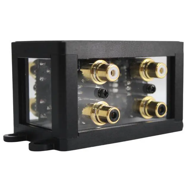 Alt view image 3 of 6 - Big Jeff Audio 2-to-4 Pair Cockbox RCA Splitter Distribution Block