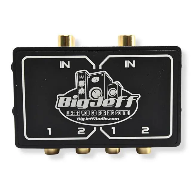 Alt view image 6 of 6 - Big Jeff Audio 2-to-4 Pair Cockbox RCA Splitter Distribution Block