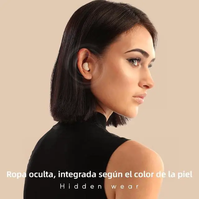 Alt view image 2 of 6 - Nude Invisible Hidden Smallest Earbuds Small Wireless Bluetooth Mini Micro Tiny Ear Buds Sleep Earbuds for Work Sleepping Buds Invisible Earphones