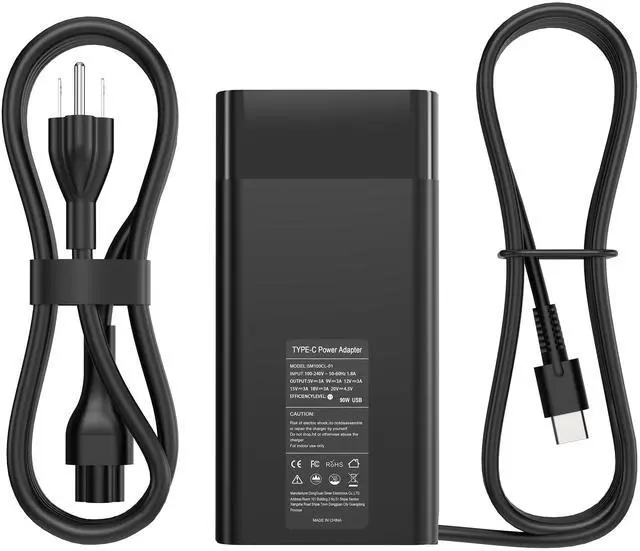 Main image of 90W USB C Laptop Charger for HP Spectre x360 HP 904144-850 904082-003 adp-90fe 2ln85aa TPN-DA08 L45440-003 EliteBook 1040 G4 HP 90w USB-c Power Adapter Type C AC Adapter Power Supply Cord