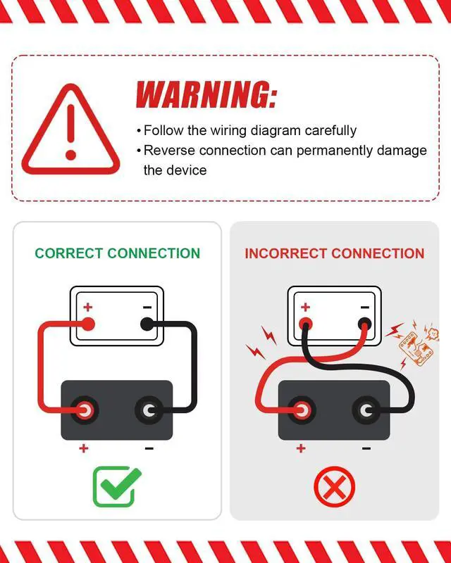 Alt view image 7 of 7 - 12V-36V DC Digital Low Voltage Protection Module with Display | Over Discharge Cut-Off Switch for Battery Protection Voltage Monitoring and Disconnect