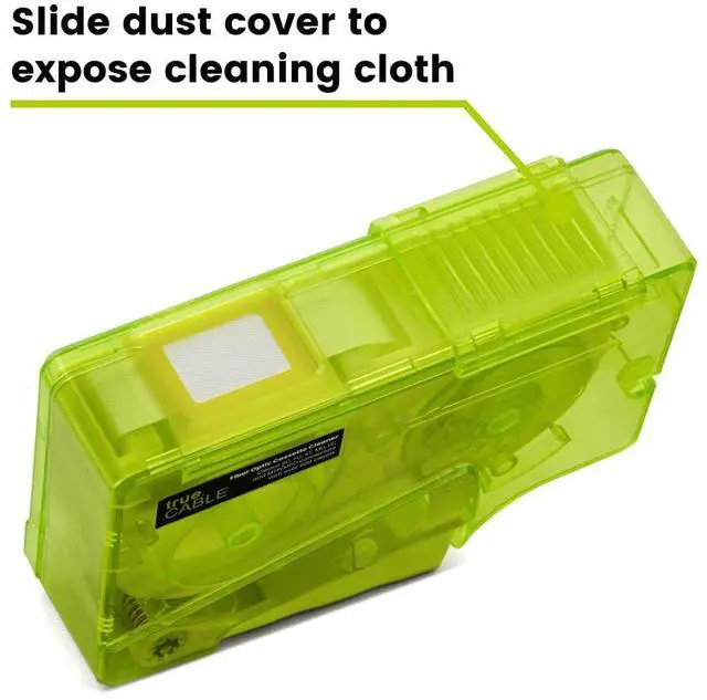 Alt view image 2 of 7 - Fiber Optic Cleaning Cassette, 500+ Cleans, Anti-Static | For LC, SC, ST, FC, MTP/MPO non-pinned female connectors. Professional optical fiber cleaning tool