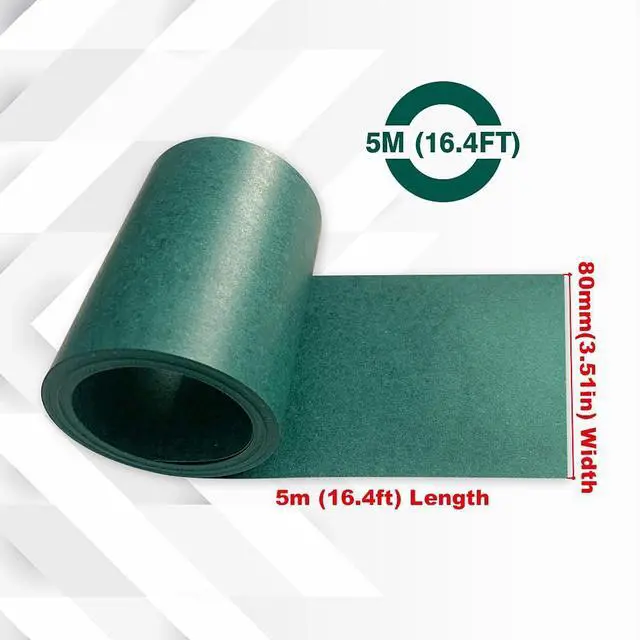 Alt view image 2 of 6 - Electrical Insulating Fish Paper 80mm(3.15in) Width, 5m(16.4Ft) Length | 0.2mm Thickness, Green Insulator Gasket for Electrical Protection, Wear & Tear Resistant