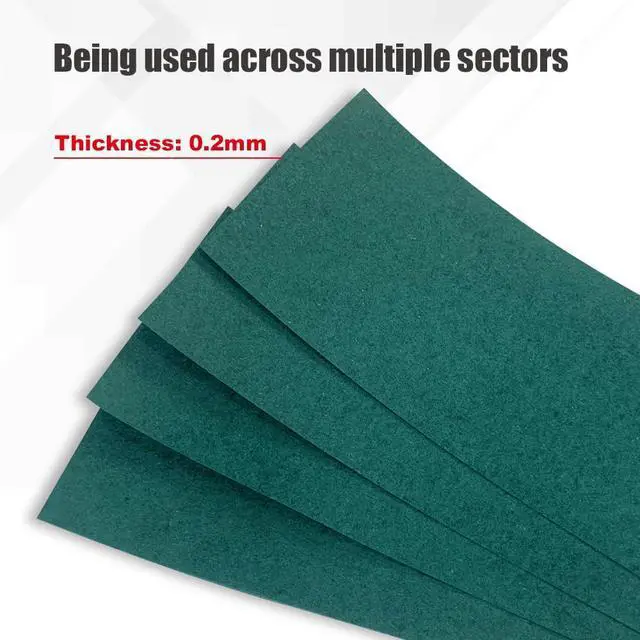 Alt view image 4 of 6 - Electrical Insulating Fish Paper 80mm(3.15in) Width, 5m(16.4Ft) Length | 0.2mm Thickness, Green Insulator Gasket for Electrical Protection, Wear & Tear Resistant