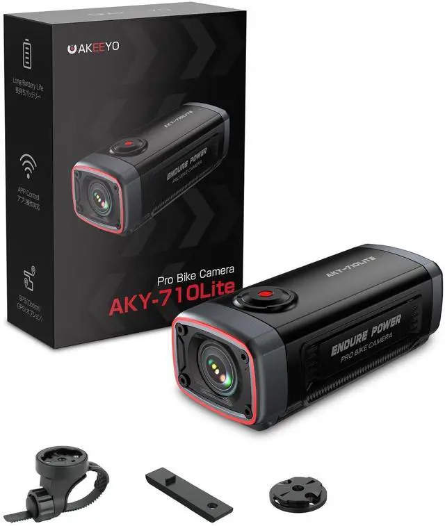 Main image of AKY-710Lite Motorcycle Camera/Bike Camera 2K30FPS WiFi Action Camera with Ultra HD,IP66 Waterproof with Loop & Emergency Recording, Parking Monitor,Rechargeable,7.5 Hours Extended Battery