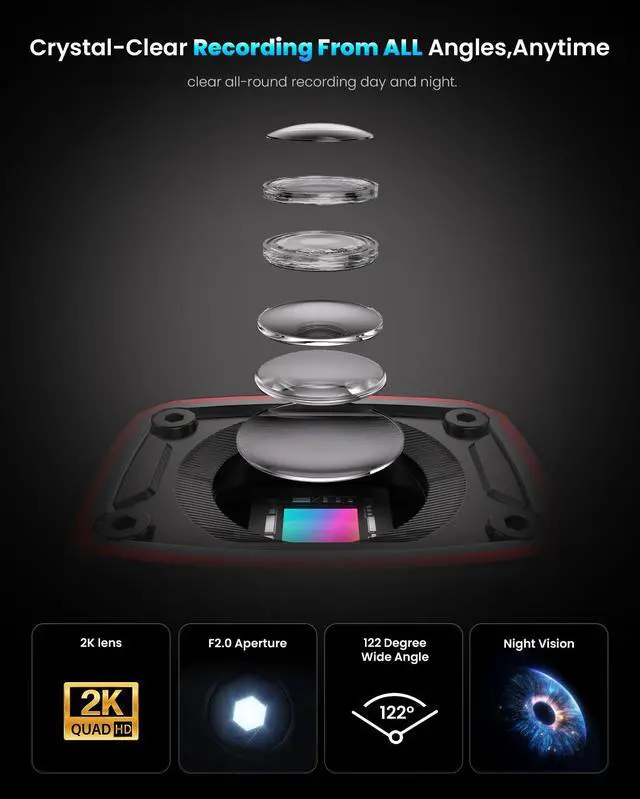 Alt view image 2 of 7 - AKY-710Lite Motorcycle Camera/Bike Camera 2K30FPS WiFi Action Camera with Ultra HD,IP66 Waterproof with Loop & Emergency Recording, Parking Monitor,Rechargeable,7.5 Hours Extended Battery
