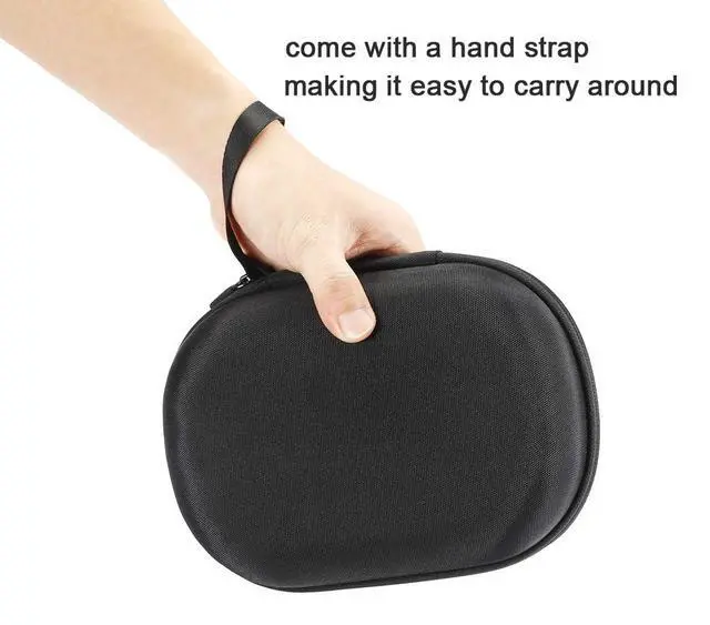 Alt view image 6 of 6 - Hard Case for Bose QuietComfort 35 (Series II), QC35, QC25, QC15 Wireless Headphones Accessories. Travel Carrying Storage Bag - Black