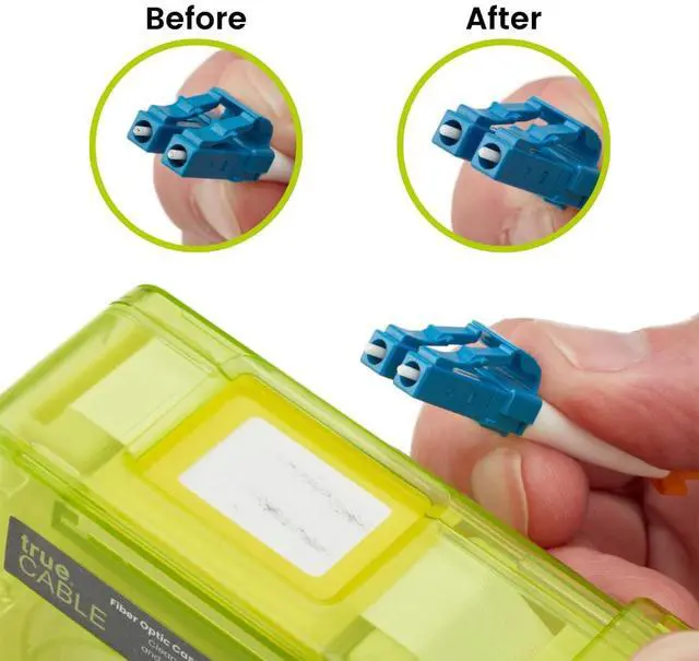 Alt view image 5 of 7 - Fiber Optic Cleaning Cassette, 500+ Cleans, Anti-Static | For LC, SC, ST, FC, MTP/MPO non-pinned female connectors. Professional optical fiber cleaning tool