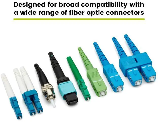 Alt view image 6 of 7 - Fiber Optic Cleaning Cassette, 500+ Cleans, Anti-Static | For LC, SC, ST, FC, MTP/MPO non-pinned female connectors. Professional optical fiber cleaning tool