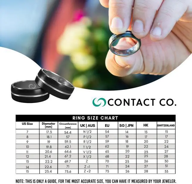 Alt view image 7 of 7 - Tungsten Elite Smart Ring with Instant App-Free Sharing, Size 10 | Business Networking for Professionals, Instantly Share s, Social Links & Profiles with One Tap, No App Needed