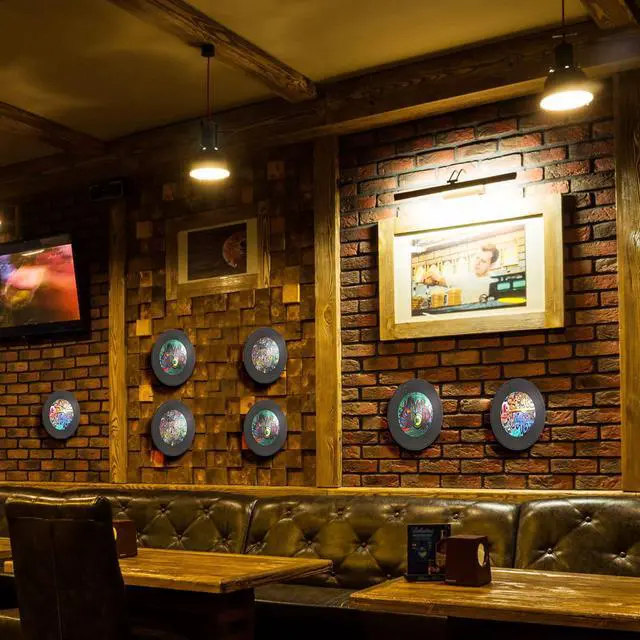 Alt view image 7 of 7 - 20 Pieces 12 Inch Blank Vinyl Records Vintage Fake Records Decorations for Wall Aesthetic Home Studio Room, Discs Hip Hop Rock 70s 80s 90s Retro Decor