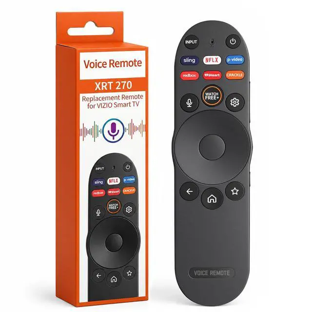 Main image of XRT270 Voice Remote Control Replacement for VIZIO Smart TV Remote, Compatible with VIZIO SmartCast FHD 4K Quantum D/M/P/V-Series TVs