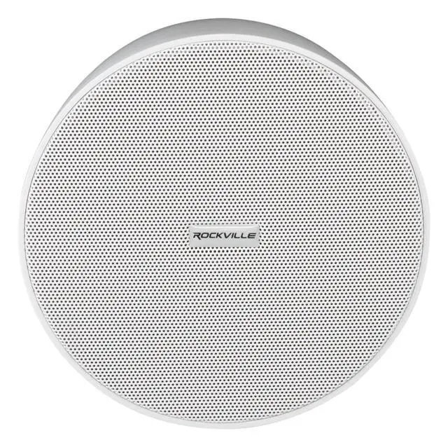 Alt view image 4 of 7 - PEN-525T White 5.25" 70V Hanging Pendant Speaker, 4-Pack | for Restaurants, 70V/100V Transformer Taps: 40W, 20W, 10W, 5W or 8 Ohm 60W RMS, Euroblock Terminals, Deep Bass