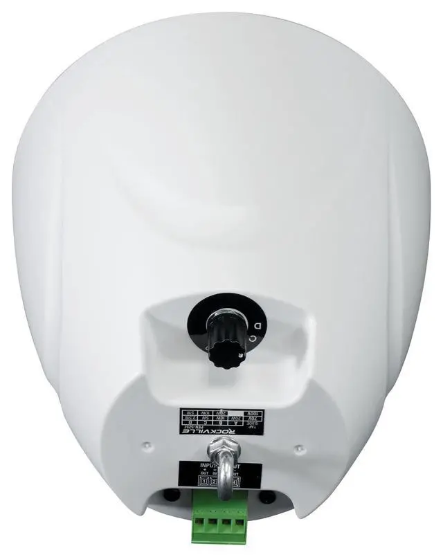 Alt view image 5 of 7 - PEN-525T White 5.25" 70V Hanging Pendant Speaker, 4-Pack | for Restaurants, 70V/100V Transformer Taps: 40W, 20W, 10W, 5W or 8 Ohm 60W RMS, Euroblock Terminals, Deep Bass