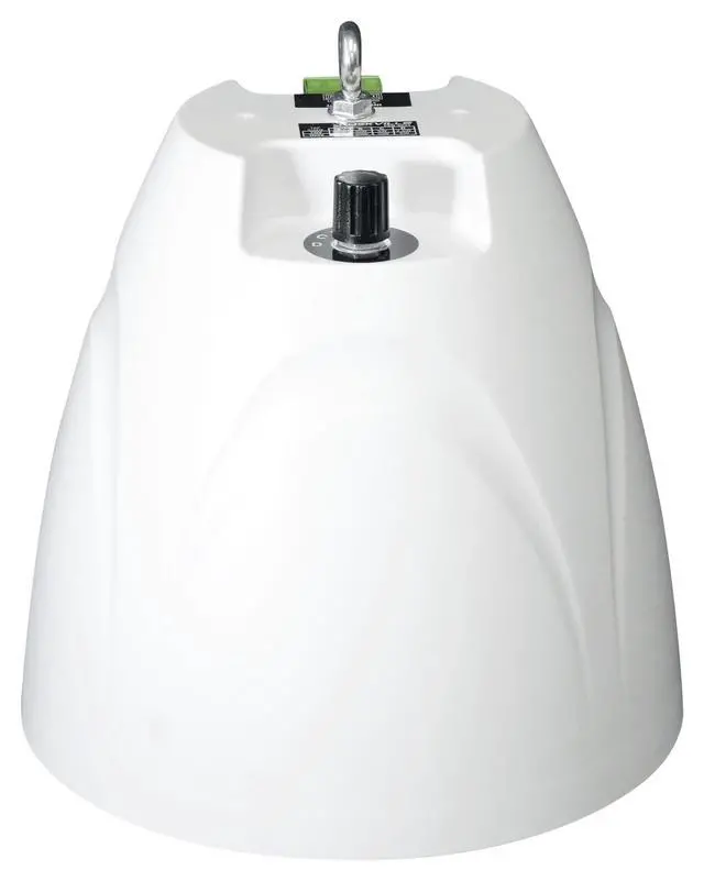 Alt view image 6 of 7 - PEN-525T White 5.25" 70V Hanging Pendant Speaker, 4-Pack | for Restaurants, 70V/100V Transformer Taps: 40W, 20W, 10W, 5W or 8 Ohm 60W RMS, Euroblock Terminals, Deep Bass