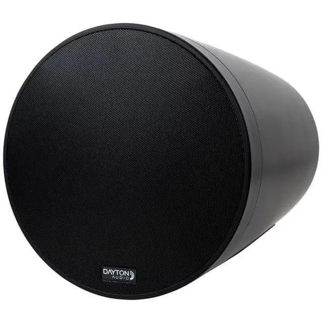 Alt view image 3 of 6 - 8" Commercial Audio Pendant Speaker 70V/100V/8 Ohm Black WP80XTB