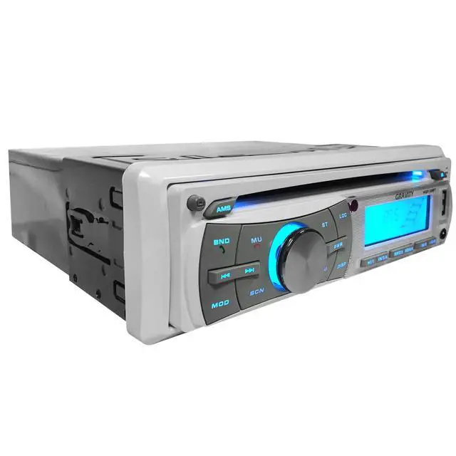 Alt view image 4 of 5 - Gravity MGR-208BT 300W Single Din Marine Boat/Yatch Receiver/CD/SD/USB/Aux/AF/FM/MP3 Player - Work with Bluetooth