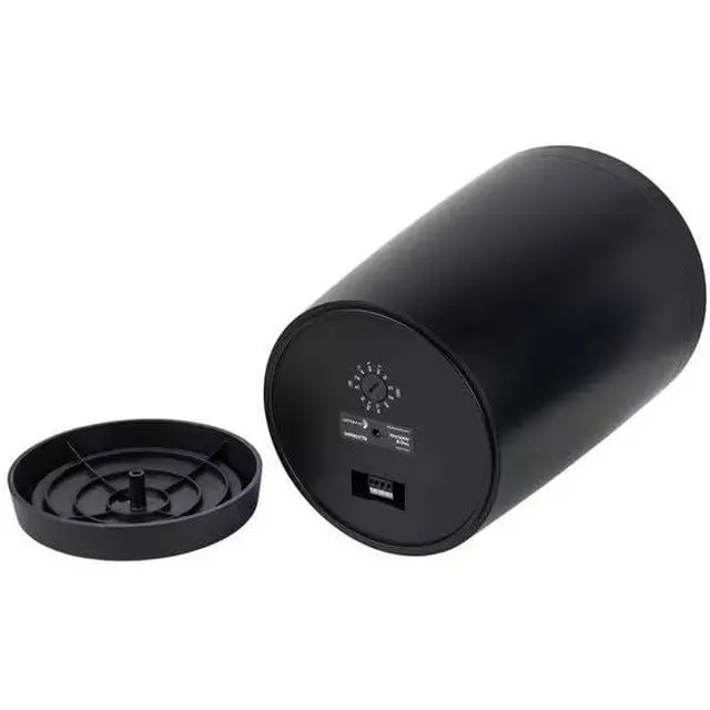 Alt view image 5 of 6 - 8" Commercial Audio Pendant Speaker 70V/100V/8 Ohm Black WP80XTB