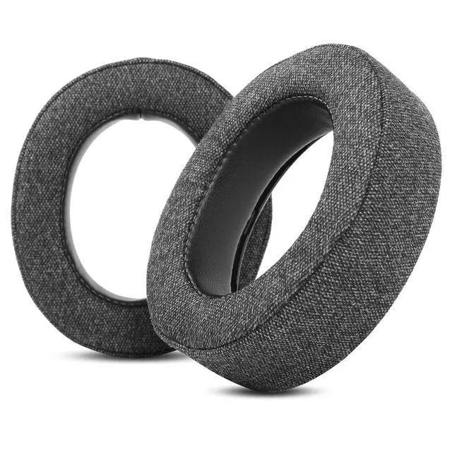 Alt view image 2 of 6 - HS70 Earpads Upgrade Thicker Fabric for Corsair HS70 Pro HS60 HS50 Headsets | Replacement Ear Pads Cushions High Density Noise Isolation Foam - Gray