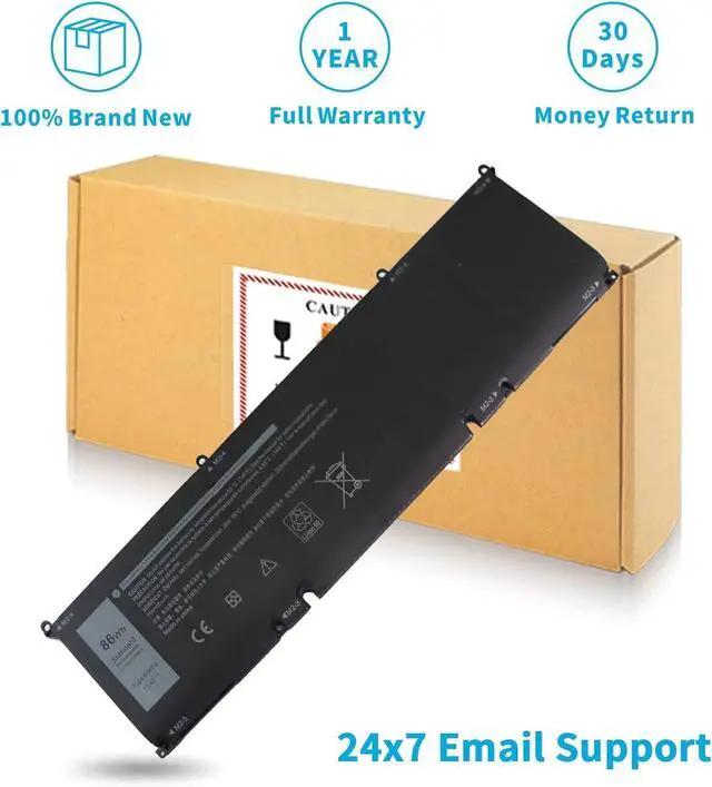 Alt view image 6 of 7 - 15 9500 69KF2 86Wh Battery for Dell Alienware M16 R3 M17 R3 P87F P91F P45E | for XPS 15 9500 9510 9520 for Dell inspiron 16 Plus 7610 7620 for Precision 5550 5560 5570 G7 15 7500 70N2F M59JH