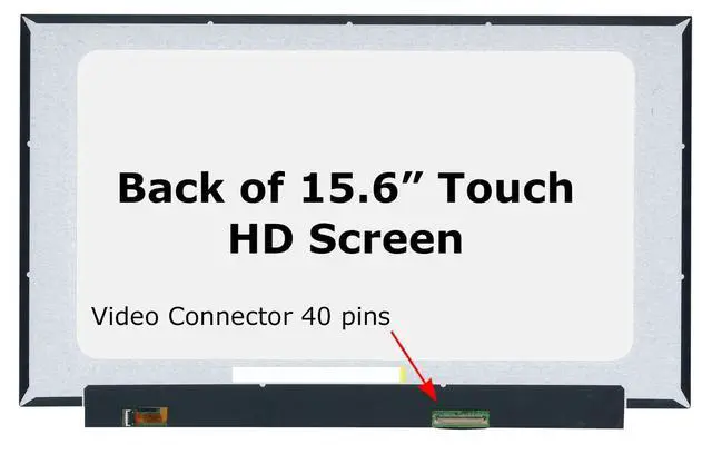 Alt view image 2 of 6 - New Touch Screen Replacement for HP 15-DY2702DX 15-DY2703DX | 40pin HD 1366x768 LCD LED Display with Tools