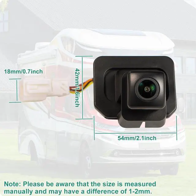 Alt view image 2 of 6 - 39530-T0A-A01 Rear View Backup Camera Fit for Honda CR-V 2012 2013, Parking Assist Cam Replaces OE Number 590-074, 590074, HO1960123, 39530T0AA01, 39530-T0A-A011-M1, 39530T0AA011M1
