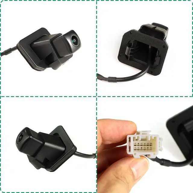 Alt view image 5 of 6 - 39530-T0A-A01 Rear View Backup Camera Fit for Honda CR-V 2012 2013, Parking Assist Cam Replaces OE Number 590-074, 590074, HO1960123, 39530T0AA01, 39530-T0A-A011-M1, 39530T0AA011M1