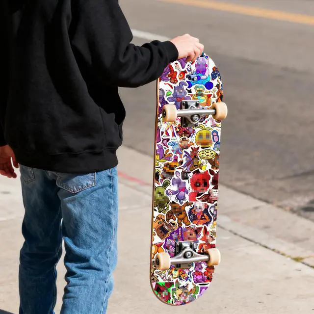 Alt view image 5 of 7 - Horror Thrilling Stickers (200 Pcs) | Cartoon Gaming PVC Sticker, Gifts for Laptop Water Bottle Skateboard Party Supplies Decorations Teens