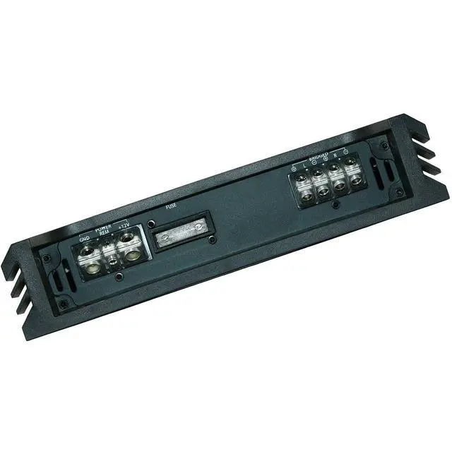 Alt view image 4 of 7 - AB2800.2 2 Channel 5000 Watt 2 Ohm A/B Class Car Audio Stereo BASS Amplifier with Bass Control, Bridgeable, LED Indicator with Gravity Phone Holder Bundle