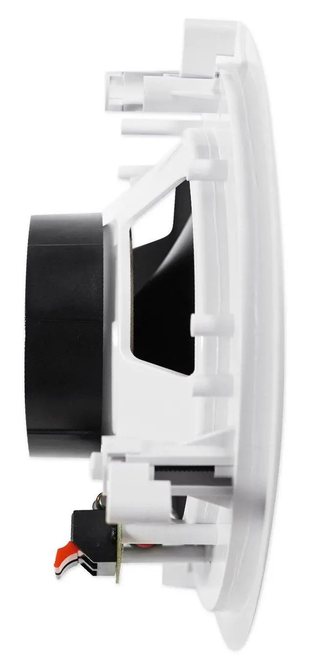 Alt view image 7 of 7 - HC85 White 10-Pack 8" in-Ceiling Home Theater Speakers, 8 Ohm | 700W Peak / 240W RMS, Swivel Tweeter, Polypropylene Cone, Flush Mount, Paintable Grills, Rubber Surround, Mylar Dome, 89 dB