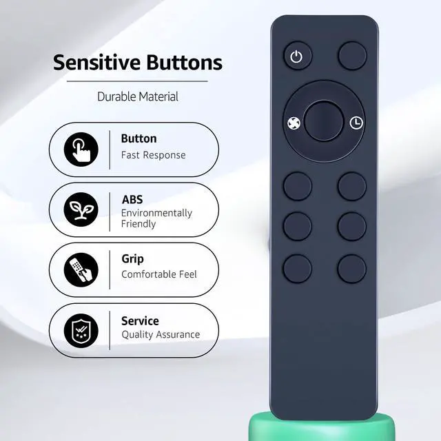 Alt view image 6 of 6 - Replacement Fan Remote Control Compatible with Lasko 2033654B 2033654 1843 1844 2546 3540 3542 S18625 S18924 1646 1850 1854 1880 1885 2740 2744 3440 A20561 A20700 Cyclone Pedestal Upright Fan