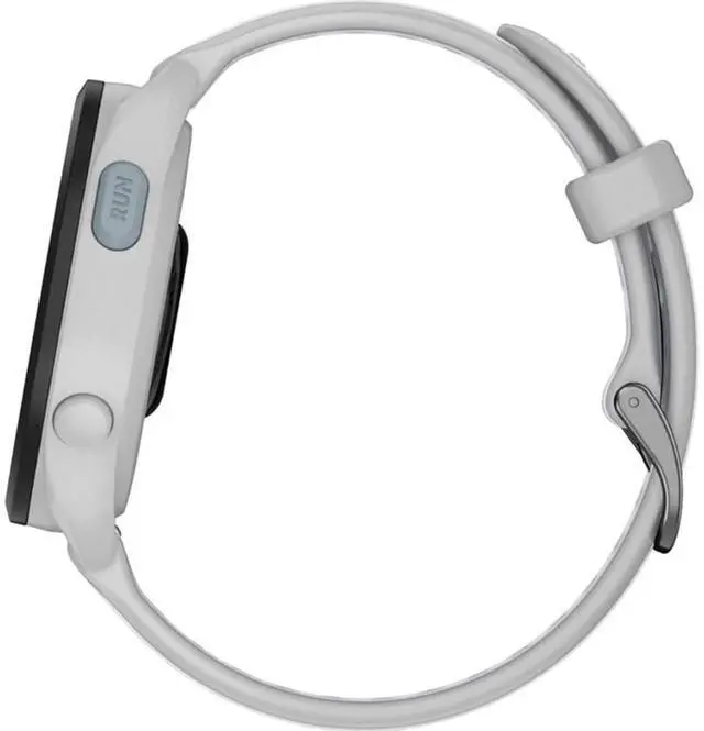 Alt view image 6 of 7 - 010-02863-21 Forerunner 165 Smart Sport Watch, Mist Gray + Whitestone Bundle with Silicone Dust Cover 3 Pack, 2X 1.2 Inch Screen Protector and 2 YR CPS Enhanced Protection Pack
