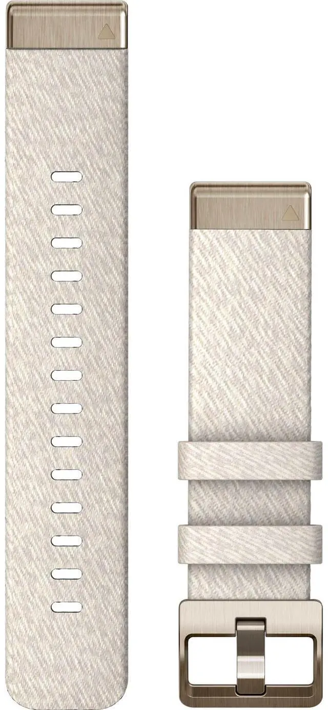 Main image of QuickFit 20 Cream Heathered Nylon Band