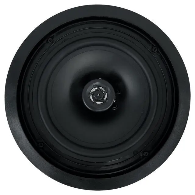 Alt view image 4 of 7 - HC85-16 Black 8" 16-Ohm Ceiling Home Audio Speakers, 6-Pack | 700W Peak/240W RMS, 2-Way, 8" Woofer, 1/2" Mylar Tweeter, Swivel Tweeter, 40Hz-20kHz, Paintable Grills, Rubber Surround