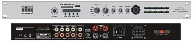 Main image of Professional 8000W Amplified Pre-Amplifier Receiver, 8000W Peak, | Stereo/Bridge Mode, Built-in Bluetooth/USB/SD Media Player, Mic Input, 1U Rack Mount for DJ, Live Sound, Church, Party & PA